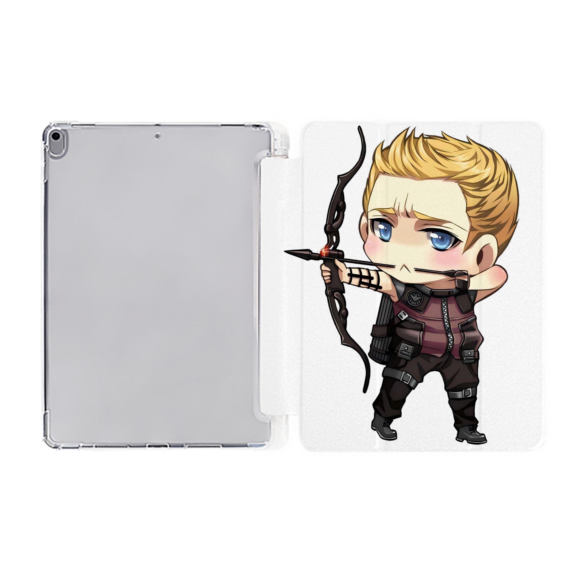 （画像用） アベンジャーズ The Avengers IPad ケース ペン収納付き 三つ折りスタンド PUレザー×シリコン 対応機種9.5/10.5/10.9インチ